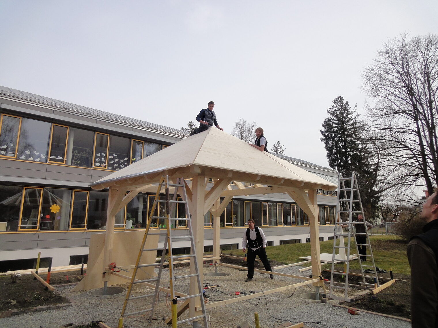 Zimmerer - Projekt Pavillon Schwabmünchen März 2015 3