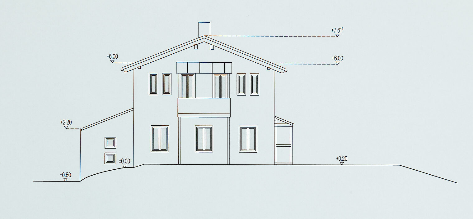 Plan Haus Architekt Bau 2